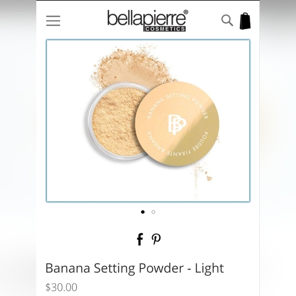 BELLÁPIERRE COSMETICS Banana Setting Powder in "Light" - Picture 4 of 4